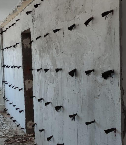 seismic retrofitting of rc walls with solidian flex grid carbon stronger thinner corrosion free 1